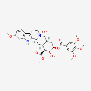 molecular formula C33H40N2O10 B3037188 利血平 N-氧化物 CAS No. 474-48-6