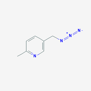 molecular formula C7H8N4 B3037190 5-(叠氮甲基)-2-甲基吡啶 CAS No. 474554-80-8