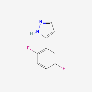 3-(2,5-Difluorophenyl)-1h-pyrazole