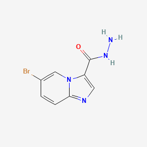 molecular formula C8H7BrN4O B3037194 6-Bromoimidazo[1,2-a]pyridine-3-carbohydrazide CAS No. 474709-32-5