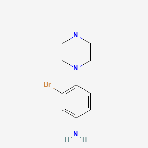 3-Bromo-4-(4-methylpiperazin-1-yl)aniline