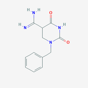 molecular formula C12H14N4O2 B3037277 1-Benzyl-2,4-dioxo-1,3-diazinane-5-carboximidamide CAS No. 477853-47-7