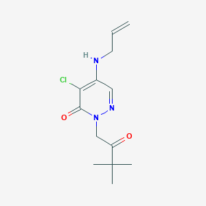 5-(allylamino)-4-chloro-2-(3,3-dimethyl-2-oxobutyl)-3(2H)-pyridazinone