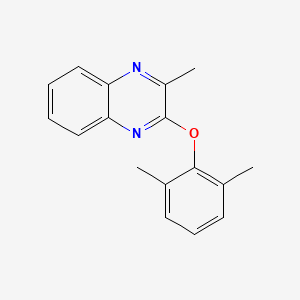 molecular formula C17H16N2O B3037331 2-(2,6-Dimethylphenoxy)-3-methylquinoxaline CAS No. 477862-83-2
