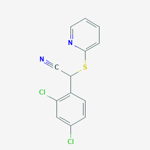 2-(2,4-Dichlorophenyl)-2-(2-pyridinylsulfanyl)acetonitrile