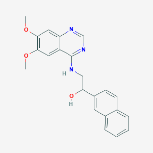 2-[(6,7-Dimethoxy-4-quinazolinyl)amino]-1-(2-naphthyl)-1-ethanol