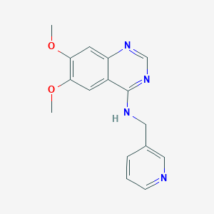 6,7-dimethoxy-N-(3-pyridinylmethyl)-4-quinazolinamine