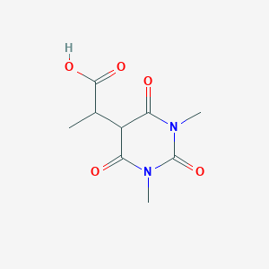 molecular formula C9H12N2O5 B3037420 2-(1,3-Dimethyl-2,4,6-trioxohexahydro-5-pyrimidinyl)propanoic acid CAS No. 478033-83-9