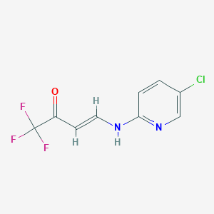 4-[(5-Chloropyridin-2-yl)amino]-1,1,1-trifluorobut-3-en-2-one