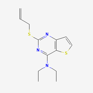2-(allylsulfanyl)-N,N-diethylthieno[3,2-d]pyrimidin-4-amine