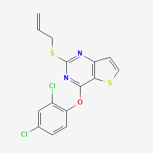 2-(Allylsulfanyl)-4-(2,4-dichlorophenoxy)thieno[3,2-d]pyrimidine