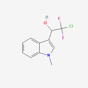 2-chloro-2,2-difluoro-1-(1-methyl-1H-indol-3-yl)-1-ethanol