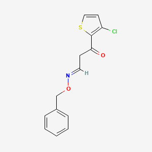 3-(3-chloro-2-thienyl)-3-oxopropanal O-benzyloxime