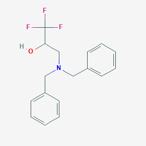 3-(Dibenzylamino)-1,1,1-trifluoropropan-2-ol