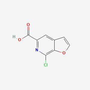 7-Chlorofuro[2,3-c]pyridine-5-carboxylic acid