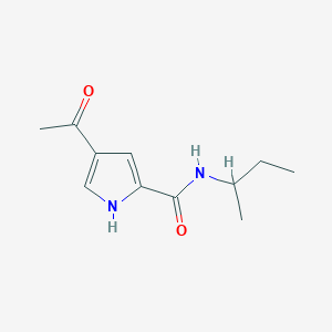 molecular formula C11H16N2O2 B3037545 4-acetyl-N-(sec-butyl)-1H-pyrrole-2-carboxamide CAS No. 478249-62-6