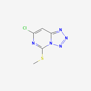 molecular formula C5H4ClN5S B3037552 7-Chloro-5-methylsulfanyltetrazolo[1,5-c]pyrimidine CAS No. 478258-52-5