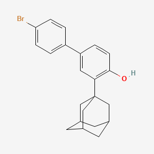 molecular formula C22H23BrO B3037595 3-(金刚烷-1-基)-4'-溴联苯-4-醇 CAS No. 496868-80-5