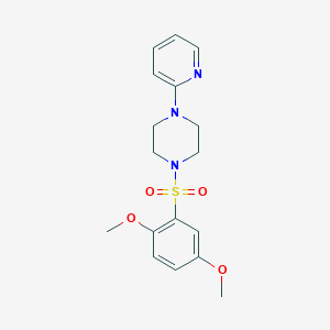 1-((2,5-Dimethoxyphenyl)sulfonyl)-4-(2-pyridyl)piperazine