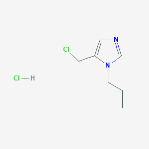 5-(chloromethyl)-1-propyl-1H-imidazole hydrochloride