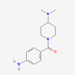 molecular formula C14H21N3O B3037618 (4-氨基苯基)[4-(二甲氨基)-1-哌啶基]甲酮 CAS No. 50534-08-2