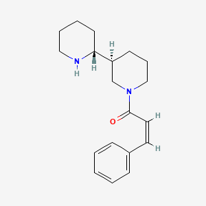 molecular formula C19H26N2O B3037625 星叶碱 CAS No. 5081-53-8
