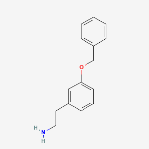 molecular formula C15H17NO B3037633 2-(3-(苄氧基)苯基)乙胺 CAS No. 51061-22-4