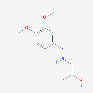 molecular formula C12H19NO3 B3037634 1-((3,4-Dimethoxybenzyl)amino)propan-2-ol CAS No. 510740-02-0