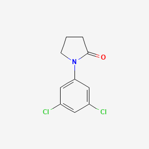 molecular formula C10H9Cl2NO B3037639 1-(3,5-Dichlorophenyl)pyrrolidin-2-one CAS No. 51263-94-6
