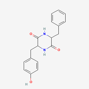 molecular formula C18H18N2O3 B3037643 环(Tyr-Phe) CAS No. 5147-17-1