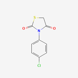 molecular formula C9H6ClNO2S B3037652 3-(4-Chlorophenyl)-1,3-thiazolidine-2,4-dione CAS No. 51964-23-9