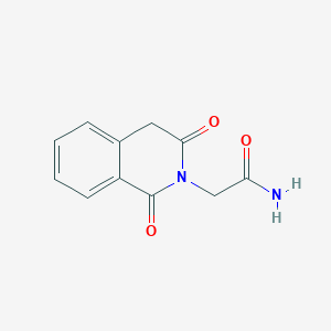 molecular formula C11H10N2O3 B3037654 2-[1,3-dioxo-3,4-dihydro-2(1H)-isoquinolinyl]acetamide CAS No. 52074-61-0