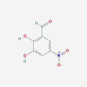 molecular formula C7H5NO5 B3037669 2,3-二羟基-5-硝基苯甲醛 CAS No. 52924-54-6