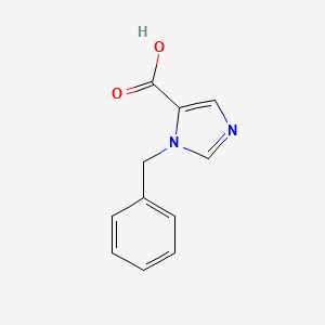 molecular formula C11H10N2O2 B3037674 1-苄基-1H-咪唑-5-羧酸 CAS No. 5317-07-7