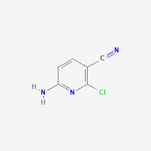 molecular formula C6H4ClN3 B3037677 6-氨基-2-氯烟腈 CAS No. 53554-20-4