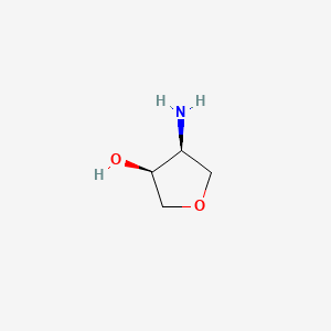 B3037679 (3S,4S)-4-Aminotetrahydrofuran-3-ol CAS No. 535936-61-9