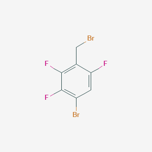 molecular formula C7H3Br2F3 B3037684 1-Bromo-4-(bromomethyl)-2,3,5-trifluorobenzene CAS No. 537033-57-1