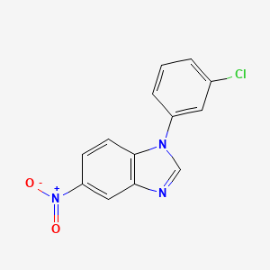 1-(3-chlorophenyl)-5-nitro-1H-benzimidazole