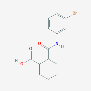 2-[(3-bromophenyl)carbamoyl]cyclohexane-1-carboxylic Acid