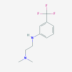 molecular formula C11H15F3N2 B3037698 N',N'-dimethyl-N-[3-(trifluoromethyl)phenyl]ethane-1,2-diamine CAS No. 5502-34-1