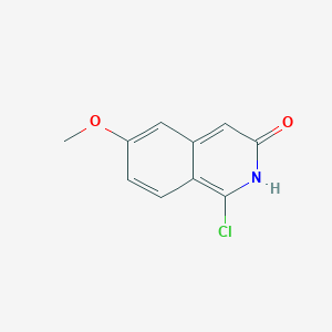 molecular formula C10H8ClNO2 B3037700 1-Chloro-6-methoxyisoquinolin-3-ol CAS No. 55086-31-2