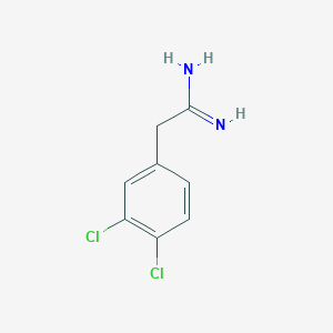 molecular formula C8H8Cl2N2 B3037702 2-(3,4-Dichlorophenyl)acetimidamide CAS No. 55154-91-1