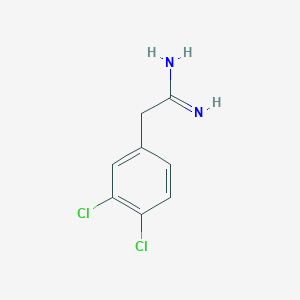 molecular formula C8H8Cl2N2 B3037702 2-(3,4-二氯苯基)乙酰亚胺 CAS No. 55154-91-1