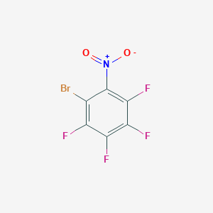 molecular formula C6BrF4NO2 B3037718 2-溴-3,4,5,6-四氟硝基苯 CAS No. 5580-83-6