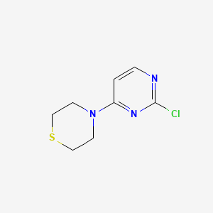 molecular formula C8H10ClN3S B3037720 4-(2-Chloropyrimidin-4-yl)thiomorpholine CAS No. 56032-11-2