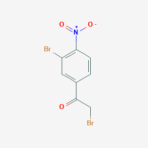 2-Bromo-1-(3-bromo-4-nitrophenyl)ethanone