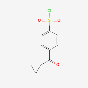 4-(Cyclopropanecarbonyl)benzenesulfonyl chloride