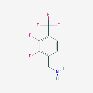 molecular formula C8H6F5N B3037755 2,3-Difluoro-4-(trifluoromethyl)benzylamine CAS No. 581813-21-0