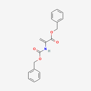 molecular formula C18H17NO4 B3037771 2-(((苄氧羰基)氨基)丙烯酸苄酯 CAS No. 59524-07-1