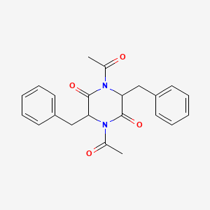 molecular formula C22H22N2O4 B3037773 1,4-二乙酰-3,6-二苄基哌嗪-2,5-二酮 CAS No. 59552-68-0